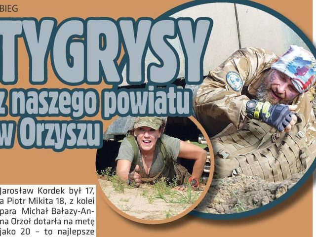 Tygrysy z naszego powiatu w Orzyszu